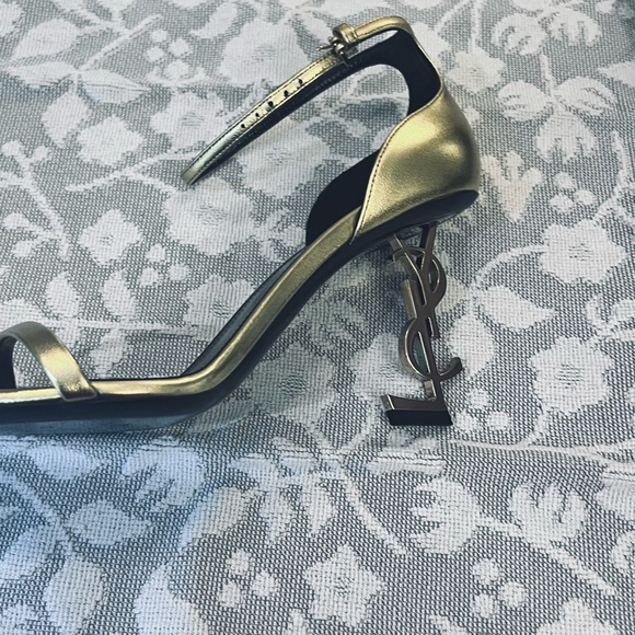 COPY - Gold Opyum YSL logo heel with gold hardware - Picture 14 of 14